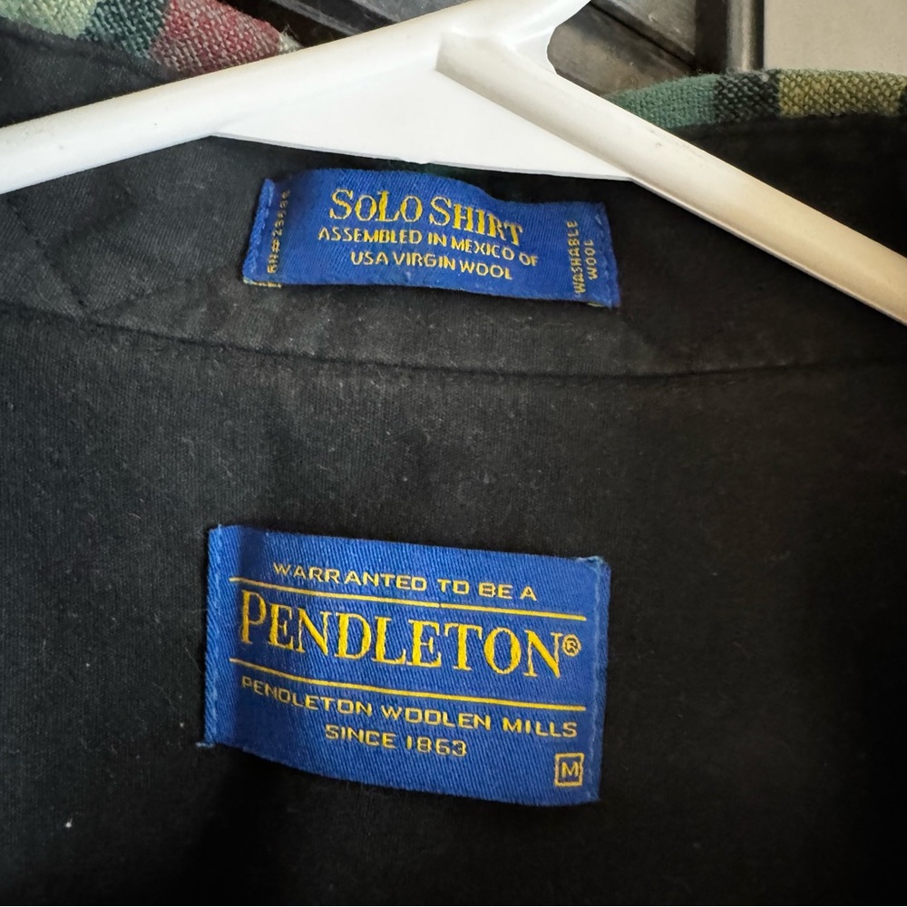Pendleton Black Lightweight Shirt Jacket For Effo… - image 3